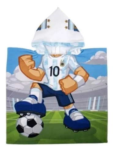 Poncho Infantiles Toalla Del Mundial 100 % Oficial 