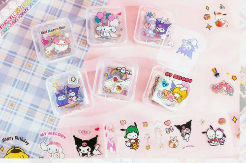 Set De Stickers Sanrio Kawaii