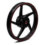 Rin Trasero Aluminio 1.85 X 17 Negro Rojo Italika 125z 125 Z