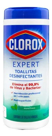 Toalla Desinf Expert A Fresco  Clorox Disx5un(2uni)super