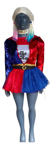 Disfraz Harley Quinn Escuadrón Suicida Dama Halloween Cosplay