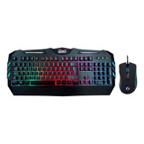 Kit Gamer Mouse Teclado Retroiluminado Luz Rgb Anti Ghosting