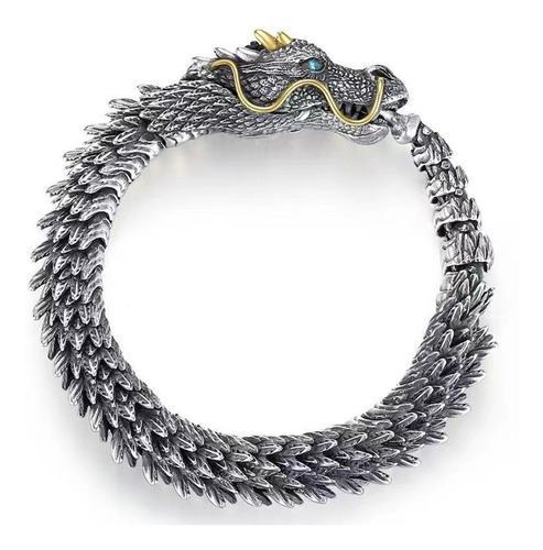 Pulseira Bracelete De Dragão Vintage