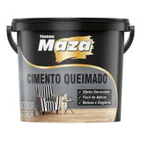 Efeito Decorativo Cimento Queimado Revestimento Maza 5,6kg 