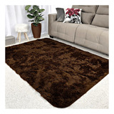 Felpudo Para Salón Furry Rug, 1,50 X 2,00 Cm, Color Chocolate