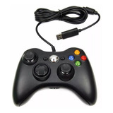 Controle P/video Game Xbox 360 Com Fio Joystick Xbox360 E Pc