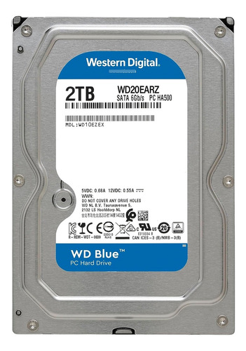 Disco Duro Interno Western Digital Blue 2tb Pc / Dvr / Nvr