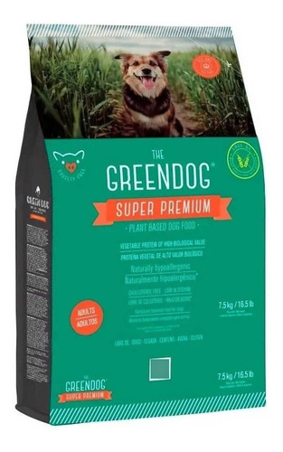 Alimento Vegano The Green Dog Adulto Pequeño 7,5kg