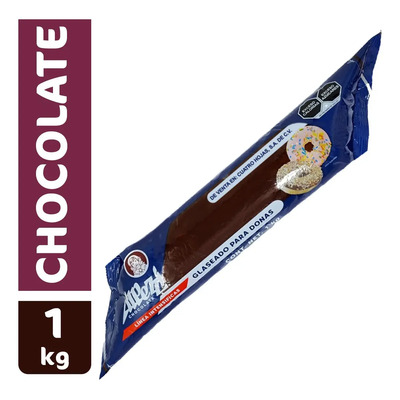 Cobertura de Chocolate Semiliquida Para Donas Icing Glass Alpezzi 1kg | MercadoLibre