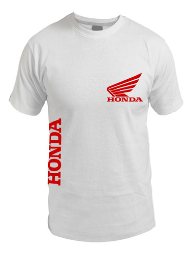 Remera De Honda - Moto- Algodón - Colores 