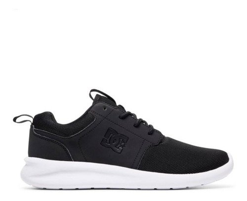 Zapatillas Dc Shoes Modelo Midway Negro Blanco! Mujer