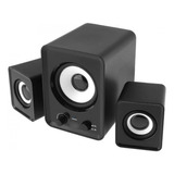 Caixa De Som Com Subwoofer 2.1, P2, 11w Lehmox - Les-202