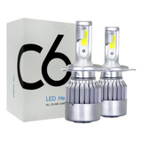 Kit Luces Led Para Auto H4 C6 36w 3800lm / Eshopviña