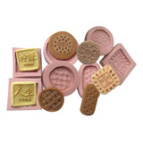 Molde Biscuit - Kit 7 Bolachas/biscoitos Variadas