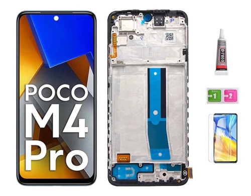 Pantalla Lcd Con Marco Compatible Con Poco M4 Pro 4g Tft