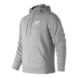 Campera Hombre New Balance Essentials Brush Hoodie Mj83513