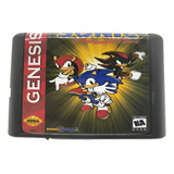 Mega Drive Jogo - Genesis - Sonic Megamix Paralelo