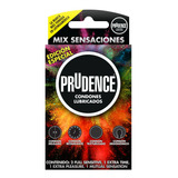 Caja Con 5 Condones Prudence Mix Sensaciones