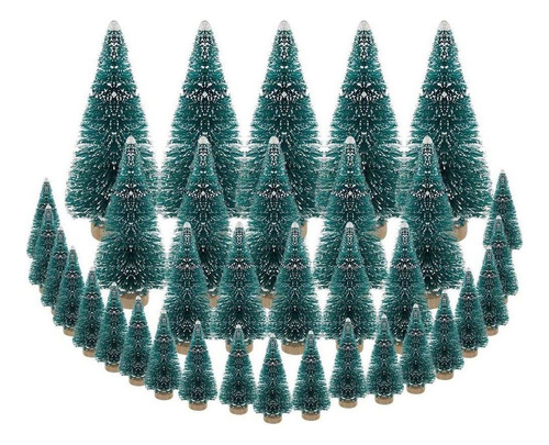 Paquete De 35 Árboles De Navidad En Miniatura
