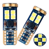 T10/w5w Siliconado 24 Led Smd 12v 600 Lm Kobo Posicion Piojo