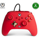 Control Alambrico Power A Rojo Para Xbox Series X Y One