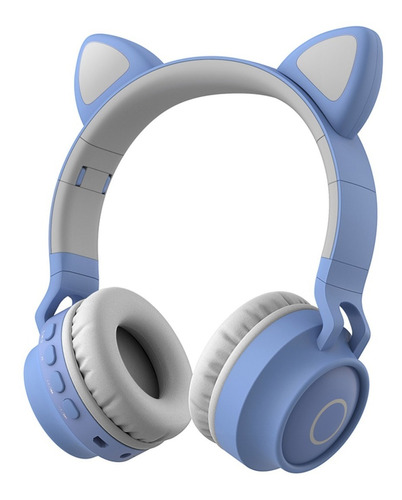 Audifonos Bluetooth Orejas Gato Inalambricos Diadema Gatito