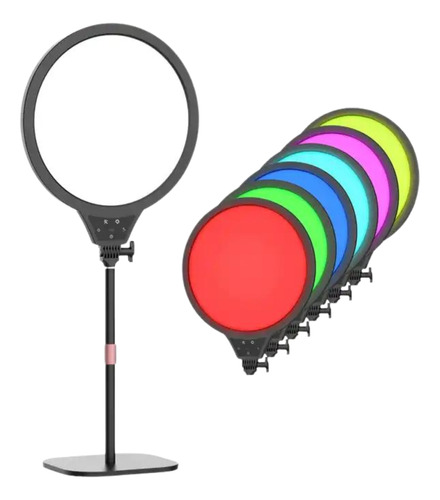 Ring Light Para Fotos Gravações Grande Iluminação Gamer