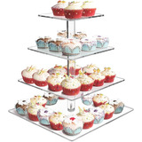 Kit Mesa De Postres Bases Exhibidor Cupcakes Soporte Torre