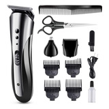 Máquina Para Cortar Cabello Kit De Cortadora De Pelo 12pcs