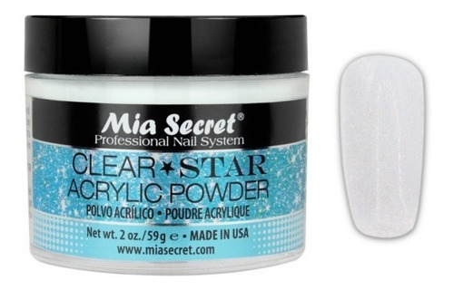 Polimero Clear Star 59g Uña Acrilica Mia Secret Estylosas