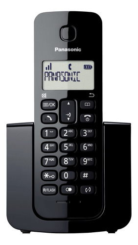 Telefone Sem Fio 6.0 Digital Panasonic Kx-tgb110lb B Preto
