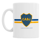 Taza Boca Juniors Escudo Cerámica Importada Con Caja