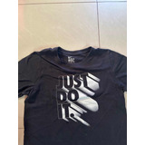 Remera Negra Nike, Talle Xl De Niños