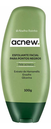 Acnew - Esfoliante Facial P/ Pontos Negros Abelha Rainha