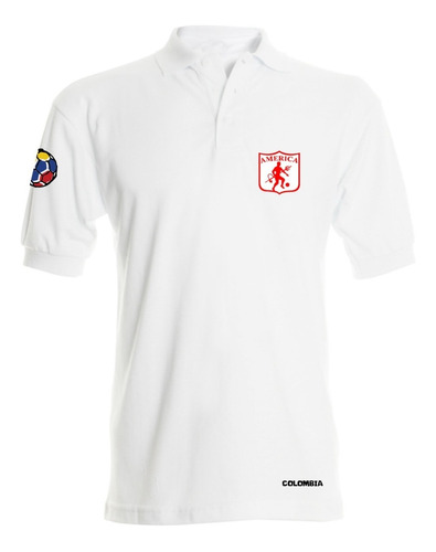 Camiseta Tipo Polo America Cali Futbol T-shirt Polo 