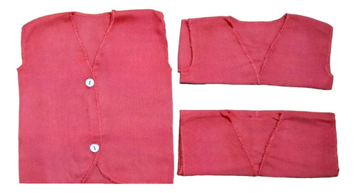 Camisas Rojas Bebé X 3 En Bayetilla Con Sabiduría De Abuela 