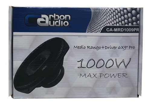 Par De Open Show 6x9 Carbon Audio 1000w Con Driver Integrado