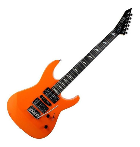 Guitarra Ltd Esp Mt-130 Hsh 6c Laranja Trastes Extra Jumbo