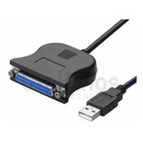 Cable De Impresora 25 Pines Paralelo Serial Db25 Usb Printer