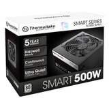 Fonte Atx Thermaltake 500w Smart 80 Plus White Pfc Ativo