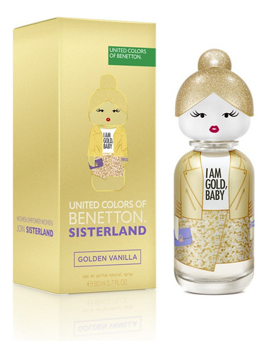 Perfume Benetton Sisterland Golden Vanilla Edt 80ml Mujer