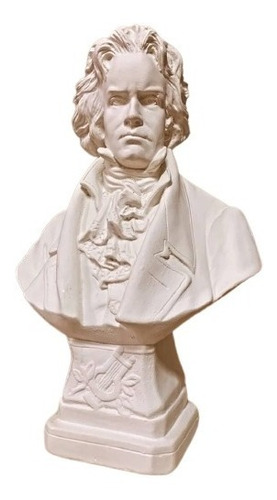 Escultura Busto Estátua De Beethoven Música Luxo