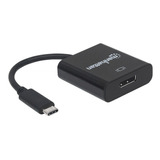 Convertidor Usb-c 3.1 A Displayport Manhattan - 152020 Color Negro