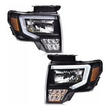 Faros Led F-150 Lobo 2009 Al 2014 Envío Inmediato 