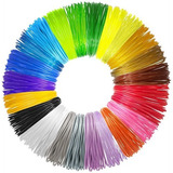 Kit Filamento Pla Lápiz 3d, 20 Colores, 200 Gramos / 65 Mts