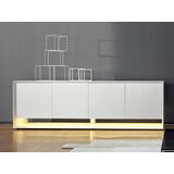 Mueble Vajillero Rack Tv Led Living Moderno Ote Muebles