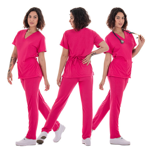 Conjunto Pijama Cirúrgico Scrubs Privativos