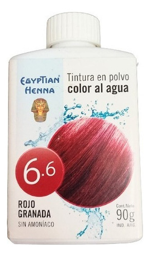 Tinturas Henna Egyptian En Polvo X 90 Grs Al Agua