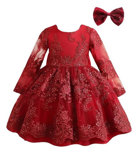 Vestido Rojo Niña, Fiestas Y Cumpleaños