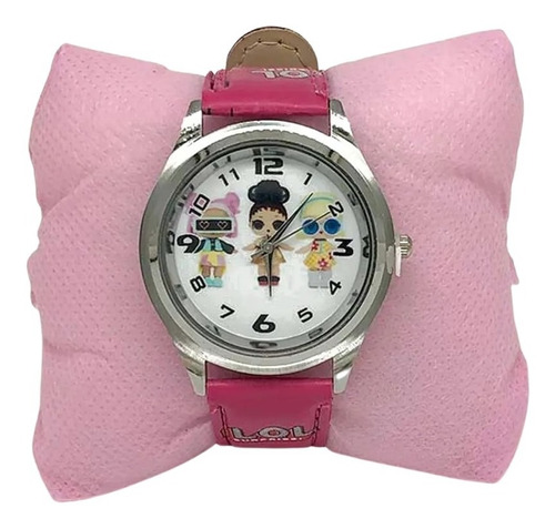 Relógio Infantil Boneca Lol C/ Caixa Presente Menina